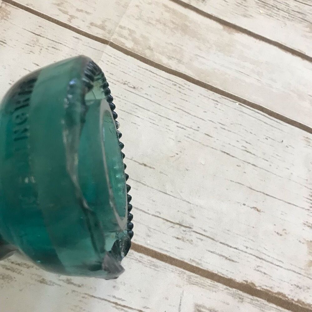 Vintage Hemingway Aqua Blue Glass Insulator no 40 - Picture 7 of 10